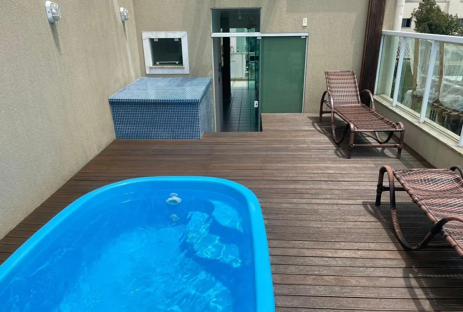 شقة Ampla Cobertura 2 Suites Piscina Privativa بومبينهاس